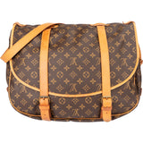 Louis Vuitton Canvas Monogram Saumur 43 Crossbody Bag