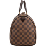 Louis Vuitton Damier Ebene Monogram Speedy 30 Handbag