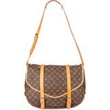 Louis Vuitton Canvas Monogram Saumur 43 Crossbody Bag
