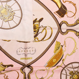 Hermès Classic "Springs" Silk Carre 90 Scarf Tuch