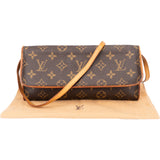 Louis Vuitton Canvas Monogram Twin Pochette Crossbody Bag
