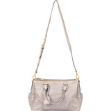 Miu Miu Grey Leather City Handbag