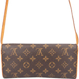 Louis Vuitton Canvas Monogram Twin Pochette Crossbody Bag