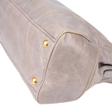 Miu Miu Grey Leather City Handbag