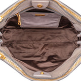 Miu Miu Grey Leather City Handbag