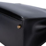 Hermès Noir Boxcalf Kelly 35 Handbag