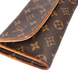 Louis Vuitton Canvas Monogram Twin Pochette Crossbody Bag