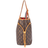 Louis Vuitton Canvas Monogram Neverfull MM Shopper Handbag