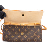 Louis Vuitton Canvas Monogram Twin Pochette Crossbody Bag