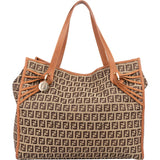 Fendi FF Monogram Zucchino Handbag