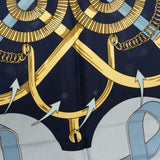 Hermès Classic "Eperon d`Or" Silk Carre 90 Scarf Tuch