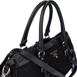 Prada Black Nylon Gossip Handbag