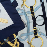 Hermès Classic "Eperon d`Or" Silk Carre 90 Scarf Tuch