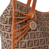 Fendi FF Monogram Zucchino Handbag