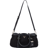 Prada Black Nylon Gossip Handbag