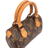Louis Vuitton Canvas Monogram Mini Speedy Handbag