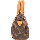 Louis Vuitton Canvas Monogram Mini Speedy Handbag