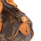 Louis Vuitton Canvas Monogram Mini Speedy Handbag