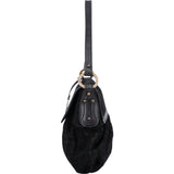 Fendi FF Suede Monogram Zucca Handbag