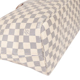 Louis Vuitton Damier Azur Monogram Neverfull MM Shopper Handbag