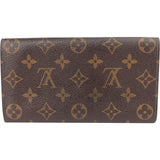 Louis Vuitton Canvas Monogram Sarah Wallet