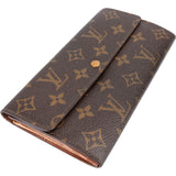 Louis Vuitton Canvas Monogram Sarah Wallet