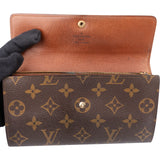 Louis Vuitton Canvas Monogram Sarah Wallet