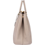 Prada Grey Saffiano Leather Galleria Handbag