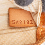 Louis Vuitton Damier Azur Monogram Neverfull MM Shopper Handbag