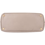 Prada Grey Saffiano Leather Galleria Handbag