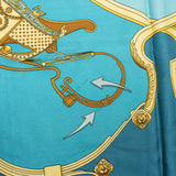 Hermès Classic "Springs" Silk Carre 90 Scarf Tuch