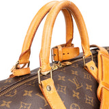 Louis Vuitton Canvas Monogram Keepall 55 Bandouliere