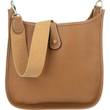 Hermès Brun Togo Leather Evelyne GM Crossbody Bag