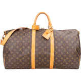 Louis Vuitton Canvas Monogram Keepall 55 Bandouliere