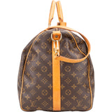 Louis Vuitton Canvas Monogram Keepall 55 Bandouliere