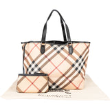 Burberrry Nova-Check Monogram Shopper Handbag