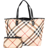 Burberrry Nova-Check Monogram Shopper Handbag
