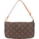 Louis Vuitton Canvas Monogram Pochette Accessoire Handbag