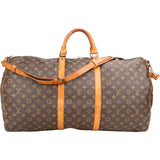 Louis Vuitton Canvas Monogram Keepall 60 Bandouliere