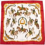 Hermès Classic "Reprise" Silk Carre 90 Scarf Tuch