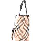 Burberrry Nova-Check Monogram Shopper Handbag