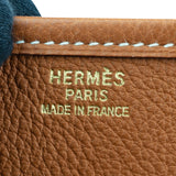 Hermès Brun Togo Leather Evelyne GM Crossbody Bag