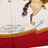 Hermès Classic "Reprise" Silk Carre 90 Scarf Tuch