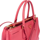 Prada Pink Saffiano Leather Galleria Handbag