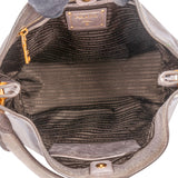 Prada Fumo Leather Vitello Handbag