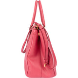 Prada Pink Saffiano Leather Galleria Handbag
