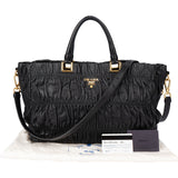 Prada Quilted Leather City Handbag