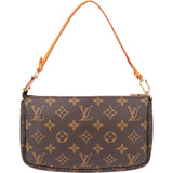 Louis Vuitton Canvas Monogram Pochette Accessoire Handbag