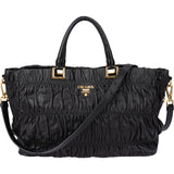 Prada Quilted Leather City Handbag