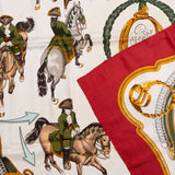 Hermès Classic "Reprise" Silk Carre 90 Scarf Tuch